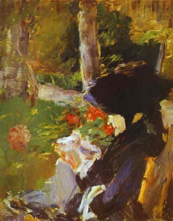 Edouard Manet Manet's Mother In The Garden At Bellevue